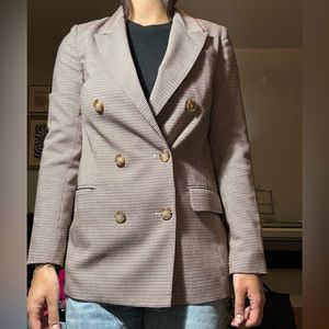 Tweed double breasted Aritzia Babaton blazer